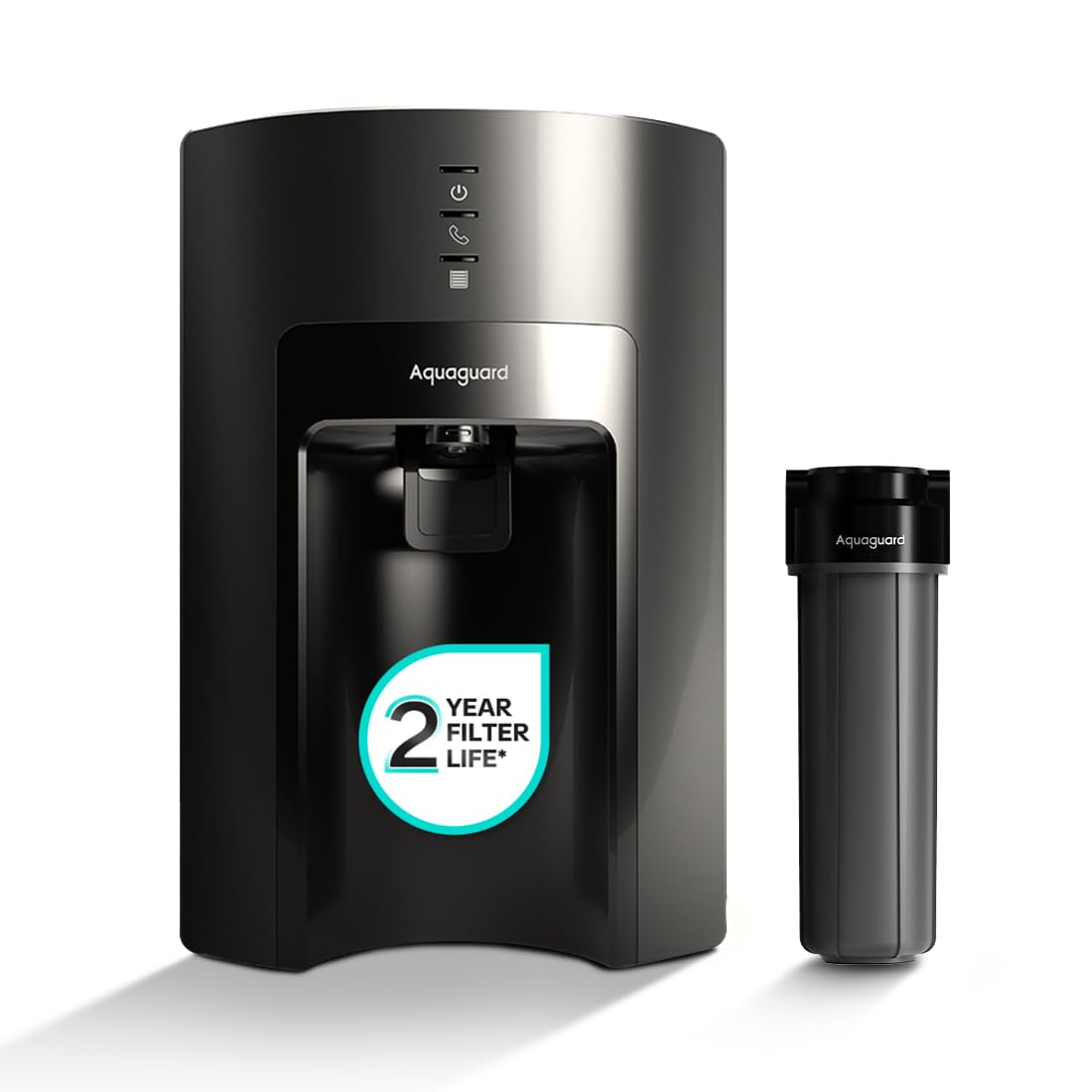 RO+UV+UF+MC Tech | 2-year filter life | With Mega Sediment filter | India’s No.1 Purifier*